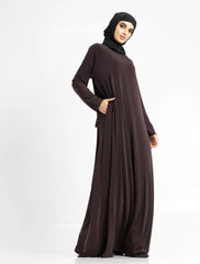 Chocolate Inigo Abaya