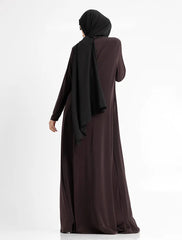 Chocolate Inigo Abaya