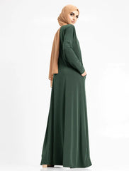 Bottle Green Inigo Abaya