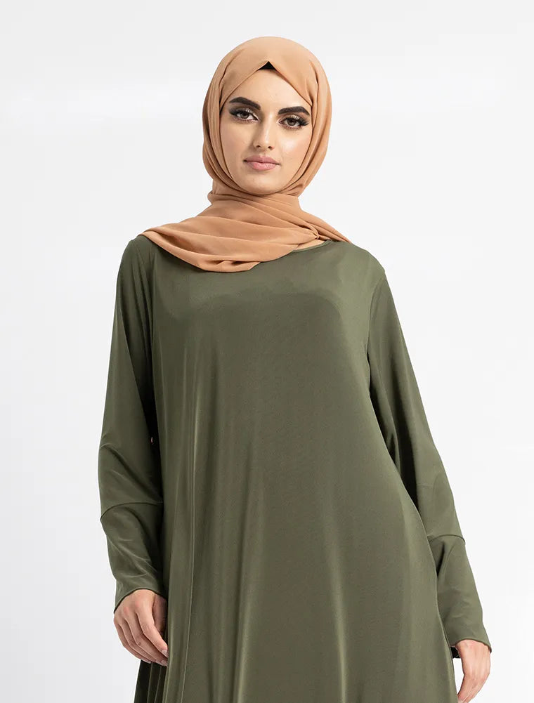 Khaki Inigo Abaya