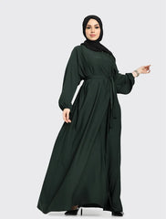 Bottle Green Essential Abaya