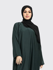 Bottle Green Basic Abaya