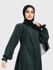 Bottle Green Zoya Abaya