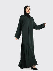 Bottle Green Zoya Abaya