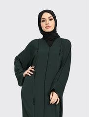 Bottle Green Zoya Abaya