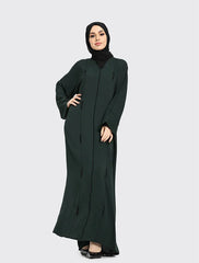Bottle Green Zoya Abaya