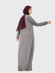 Mid Grey Inigo Abaya