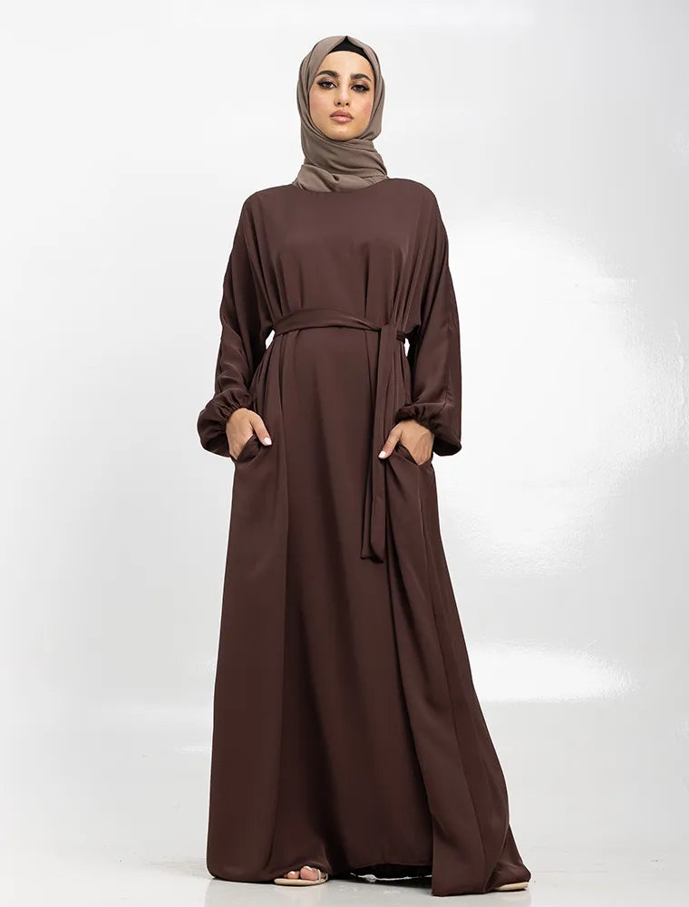Brown Essential Abaya