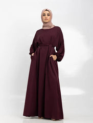 Plum Essential Abaya