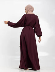 Plum Essential Abaya