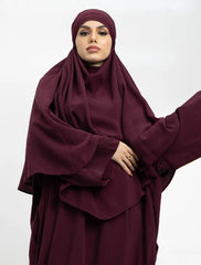 Plum Khimar Abaya