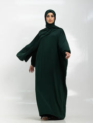 Green Instant Hijab Abaya