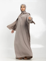 Stone Instant Hijab Abaya