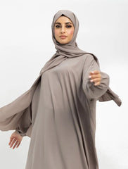 Stone Instant Hijab Abaya
