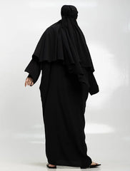Black Khimar Abaya