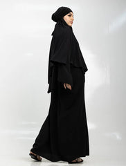 Black Khimar Abaya