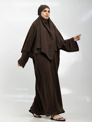 Brown Khimar Abaya