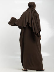 Brown Khimar Abaya