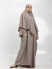 Stone Khimar Abaya