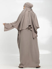 Stone Khimar Abaya