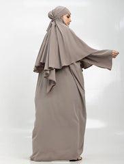 Stone Khimar Abaya