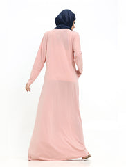 Peach Inigo Abaya