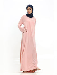 Peach Inigo Abaya
