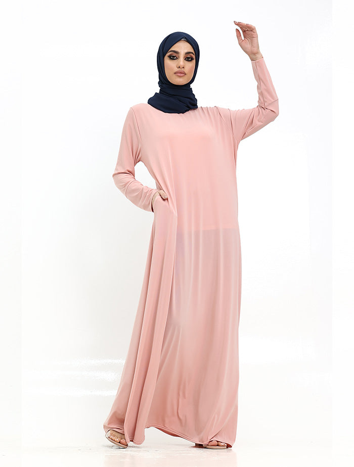 Peach Inigo Abaya