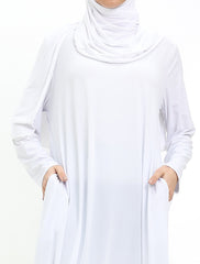 White Inigo Abaya