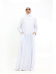 White Inigo Abaya