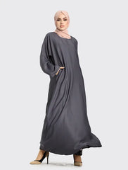 Grey Basic Abaya