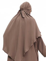 Mocha Khimar Abaya
