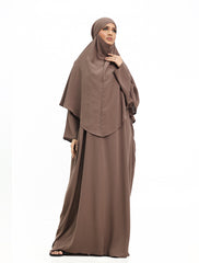Mocha Khimar Abaya