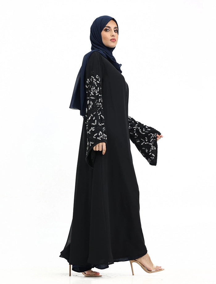 Black Silver Hidcote Kimono