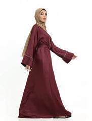 Maroon Organza 2 Piece