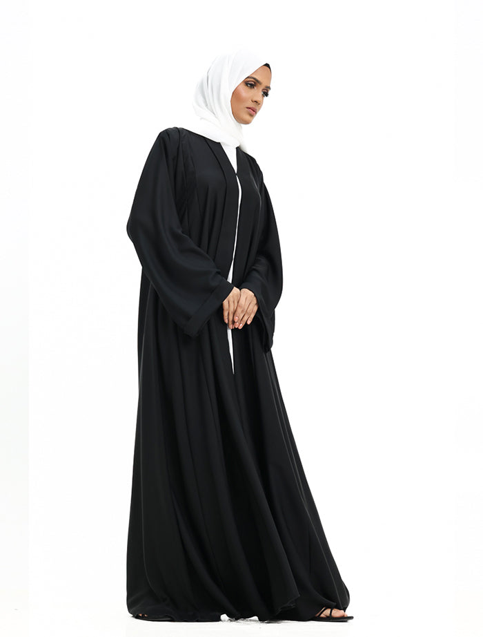 Black Paneled Kimono