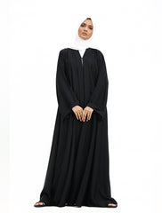 Black Paneled Kimono