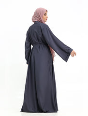Grey Paneled Kimono