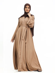 Mocha Paneled Kimono