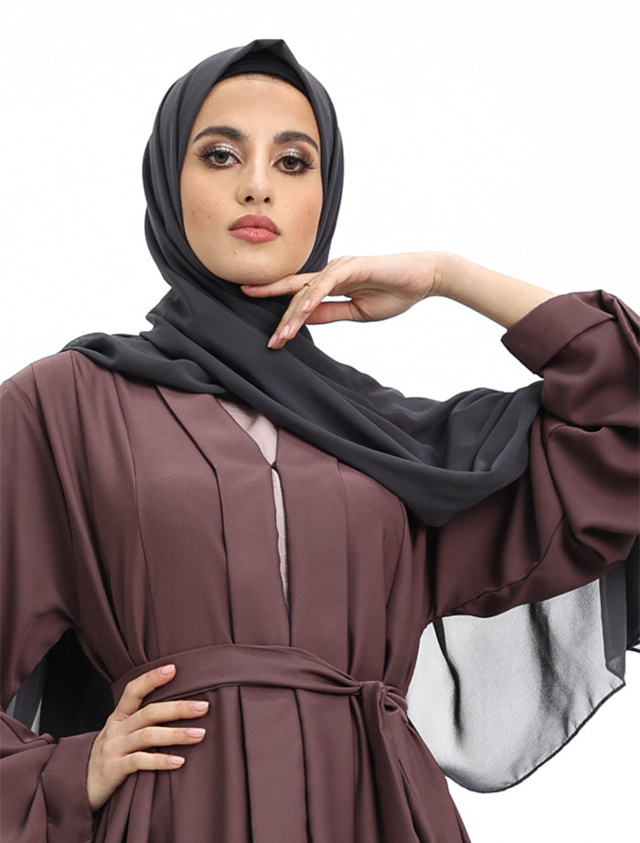 Mauve Paneled Kimono