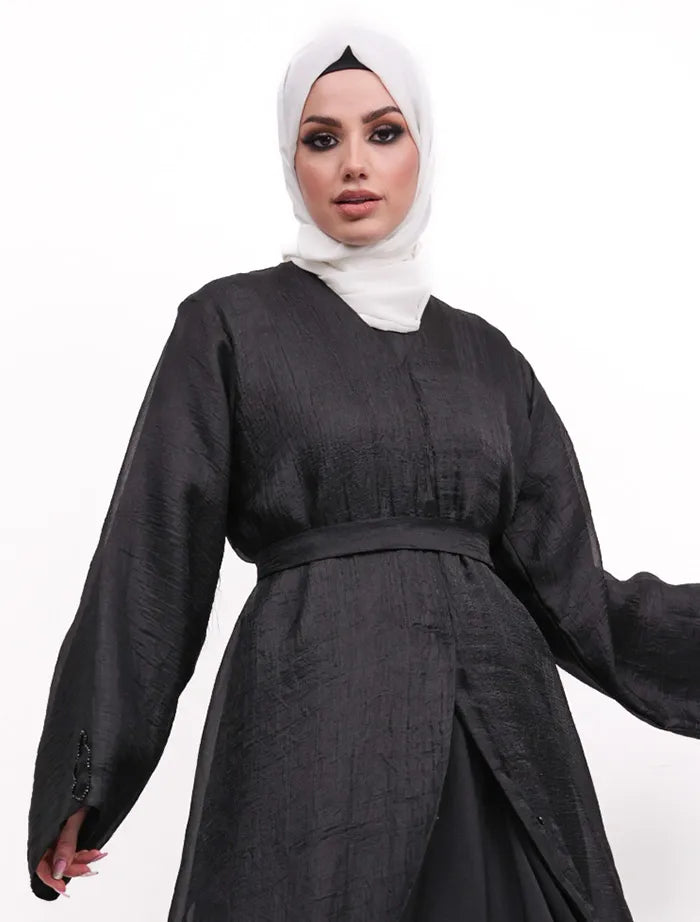 Black Organza Kimono