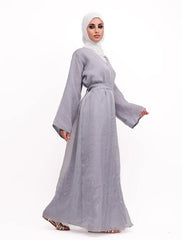 Grey Organza Kimono