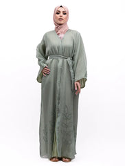 Sage Organza Kimono