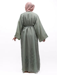 Sage Organza Kimono