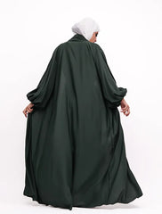 Green Wrap Saree Kimono
