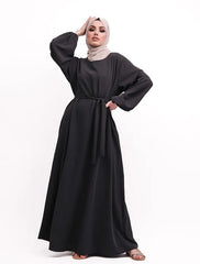 Black Crepe Essential Abaya