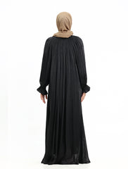 Black Organza Umbrella Abaya