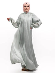 Sage Organza Umbrella Abaya