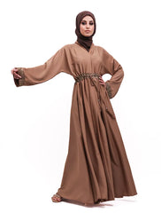 Mocha Aafreen Abaya
