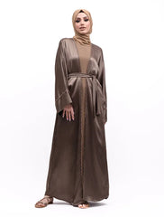 Mocha Organza 2 Piece